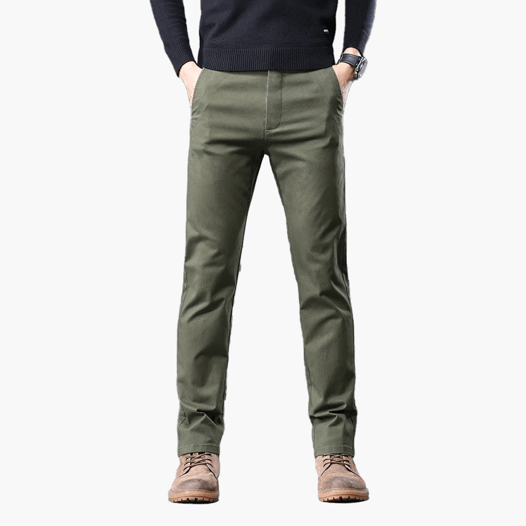 Old Money Men's Cotton Trousers - We Are Old Money FCFAC6B40DD843CEBAF2CEFDB31260C6