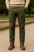 Old Money Men's Cotton Trousers - We Are Old Money FCFAC6B40DD843CEBAF2CEFDB31260C6