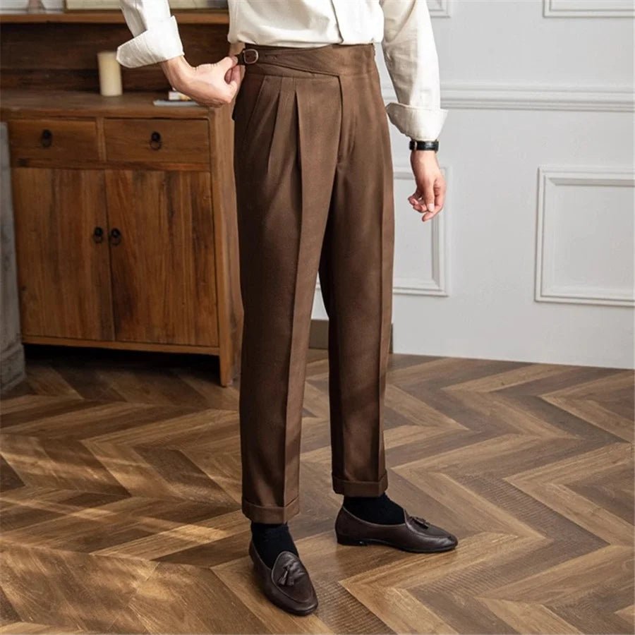 Old Money Men's High-Waist Trousers – We Are Old Money