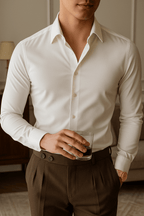 Old Money Men's Lapel Collar Shirt - We Are Old Money E7F18A27B5894349B8291BF6AE5F11F4