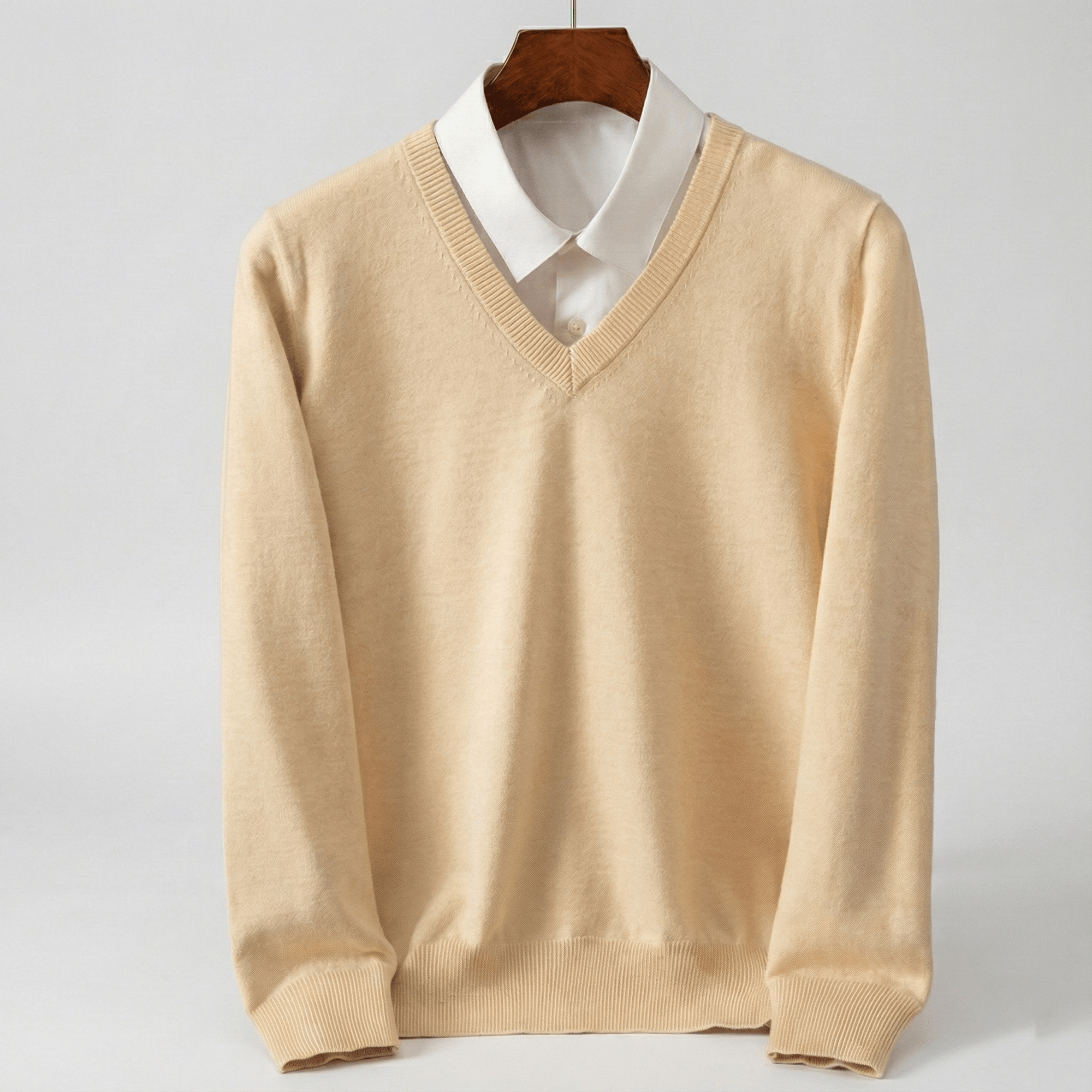 Old Money Heritage Cashmere V - Neck - We Are Old Money 683BBF3B6C4E4DAE9C4B56495C3CE9A3
