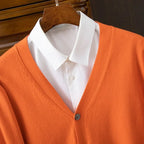 Old Money V - Neck Knit Cardigan - We Are Old Money 07326C8E67784736806A7267D8AAA1E2