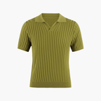 Old Money Men's Knitted Polo Shirt - We Are Old Money A52D47F82EE74CF7BD5181C14DD19B76