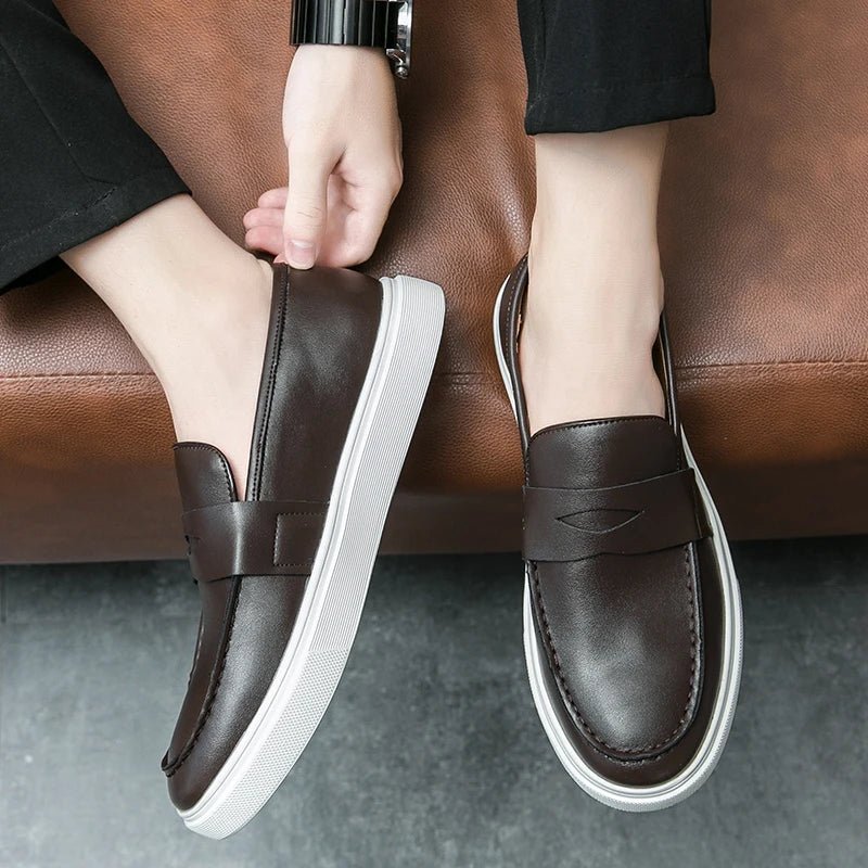 Old Money Leather Penny Loafers - We Are Old Money DEE7B58B9AEC4D54B35A24B1F7C1DE79