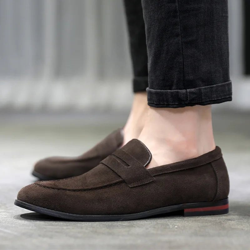 Old Money Harrington Suede Loafers - We Are Old Money 537BFA3F05924D68B24F07034FBD8934